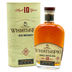 WHISTLE PIG 10 ANS SMALL BATCH RYE -50°