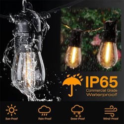 Guirlande Guinguette 16m Blanc Chaud Location -