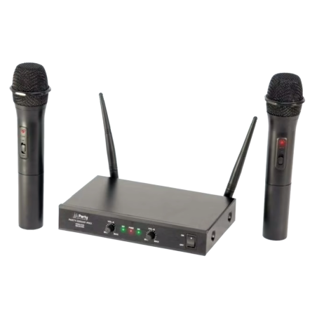 MICRO Sans fil UHF 2 canaux - 2 émetteurs -