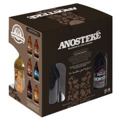 Bières ANOSTEKE Coffret 4*33cl + 1 verre -