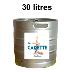 Bières CADETTE Fût 30 litres -5°