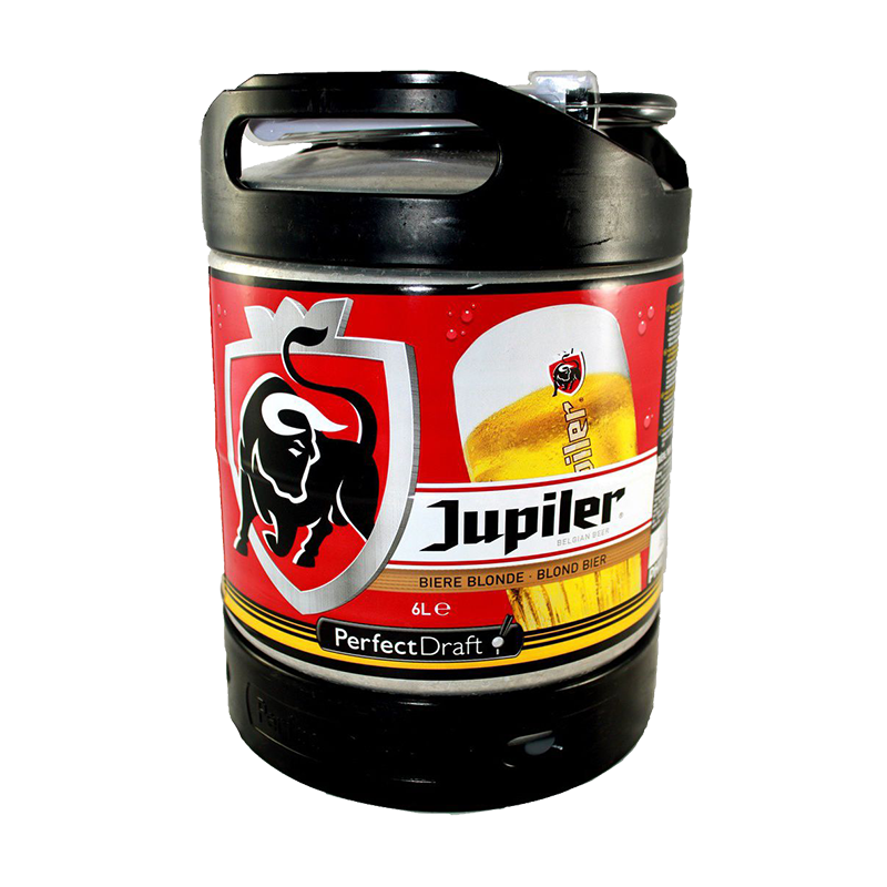 Bières JUPILER Fût 6 litres - Perfectdraft -5°2