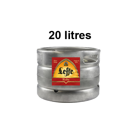 Bières LEFFE RUBY 20 litres -5°