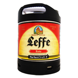 Bières LEFFE RUBY Fût 6 litres - Perfectdraft -5°
