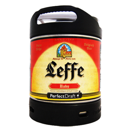 Bières LEFFE RUBY Fût 6 litres - Perfectdraft -5°