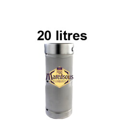Bières MAREDSOUS Blonde - Fût 20 litres -6°