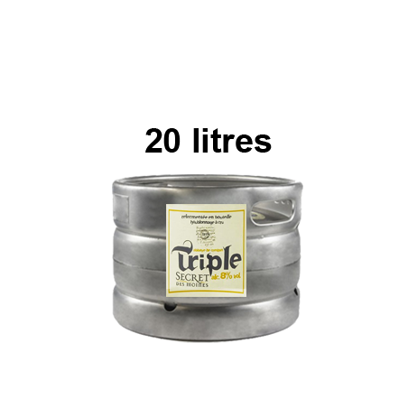 Bières SECRETS DES MOINES - Fût de 20 Litres -8°