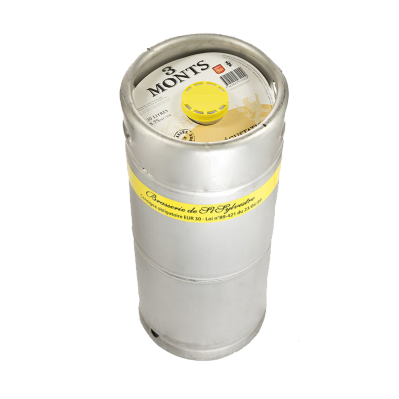 Bières TROIS MONTS - Fût de 20 litres -8°5