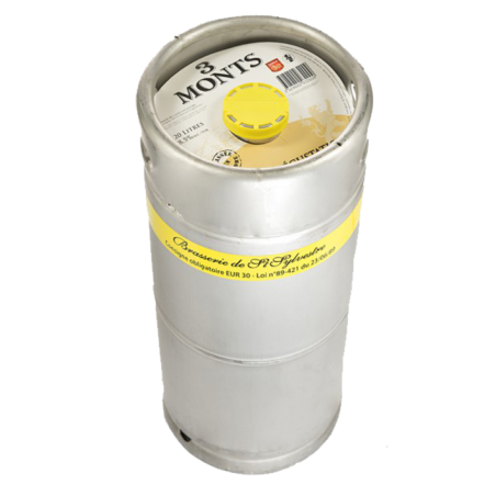 Bières TROIS MONTS - Fût de 20 litres -8°5