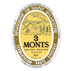 Bières TROIS MONTS - Fût de 20 litres -8°5
