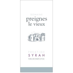 SYRAH Prestige - Domaine Preignes 2021-13°