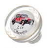 BOUCHON EN VERRE DECOR VOITURES ANCIENNES -