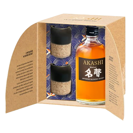 Coffret AKASHI Meïsei + 2 Japanese- Whisky Japonais -40°