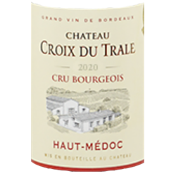 Château CROIX DU TRALE - Haut Médoc rouge 2020-14°