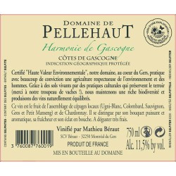 Domaine de PELLEHAUT Harmonie Blanc 2024-12°