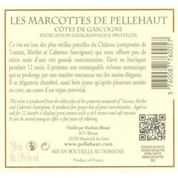 Domaine de PELLEHAUT Les Marcottes Rouge 2023-13°