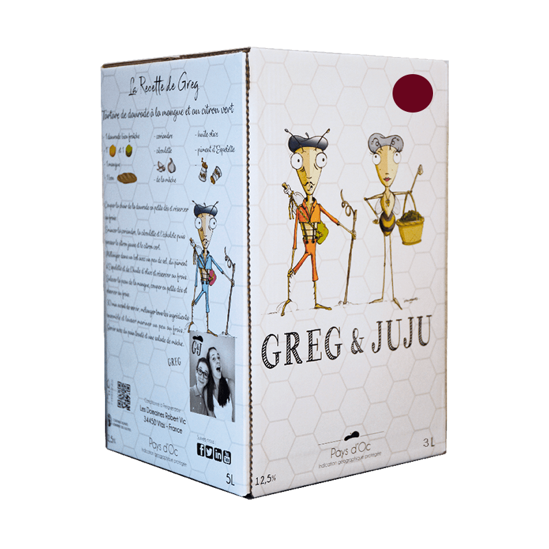 GREG & JUJU - Rouge - Domaine Preignes - 3 L 2024-12°7