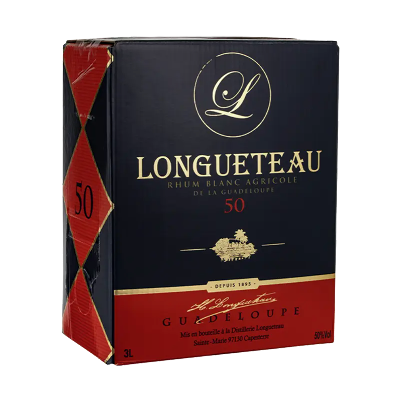 LONGUETEAU Rhum 50° - Bib 3 litres -50°