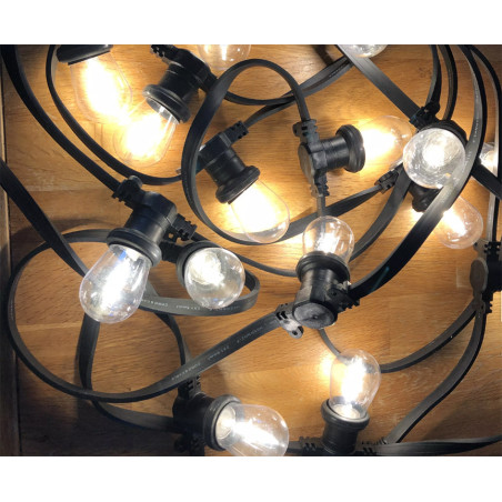 Guirlande Guinguette 10m Blanc Chaud Location -