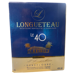 LONGUETEAU Rhum 40° - Bib 3 litres -40°