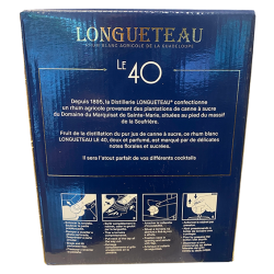 LONGUETEAU Rhum 40° - Bib 3 litres -40°